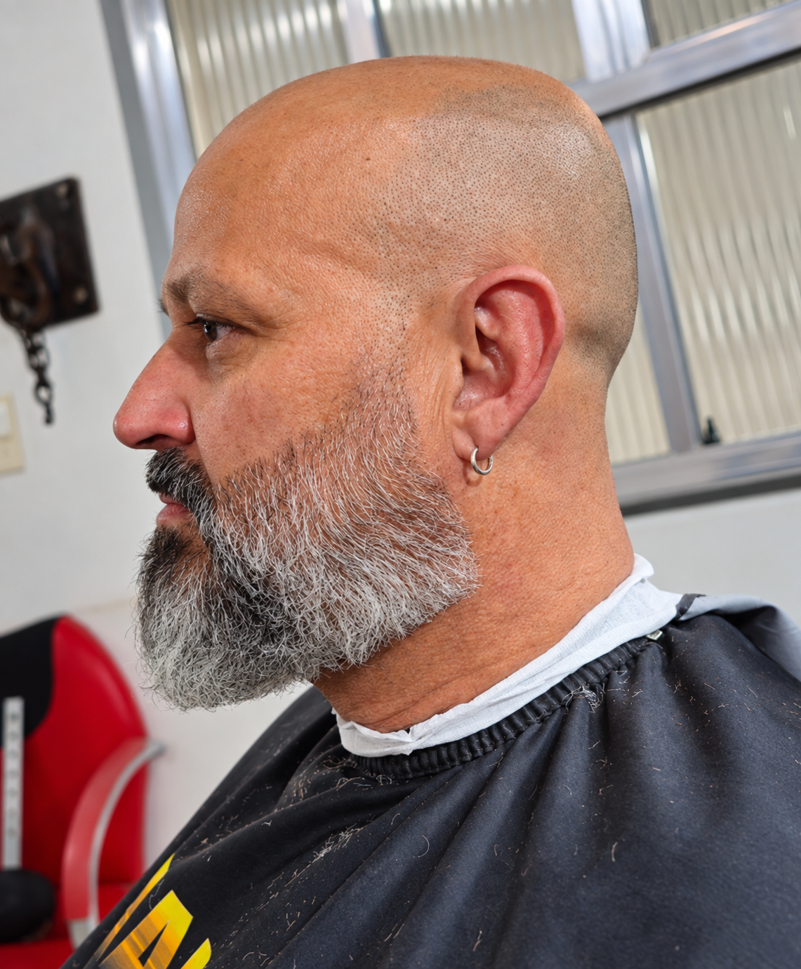 Corte masculino realizado na Barbearia Felipe Barber